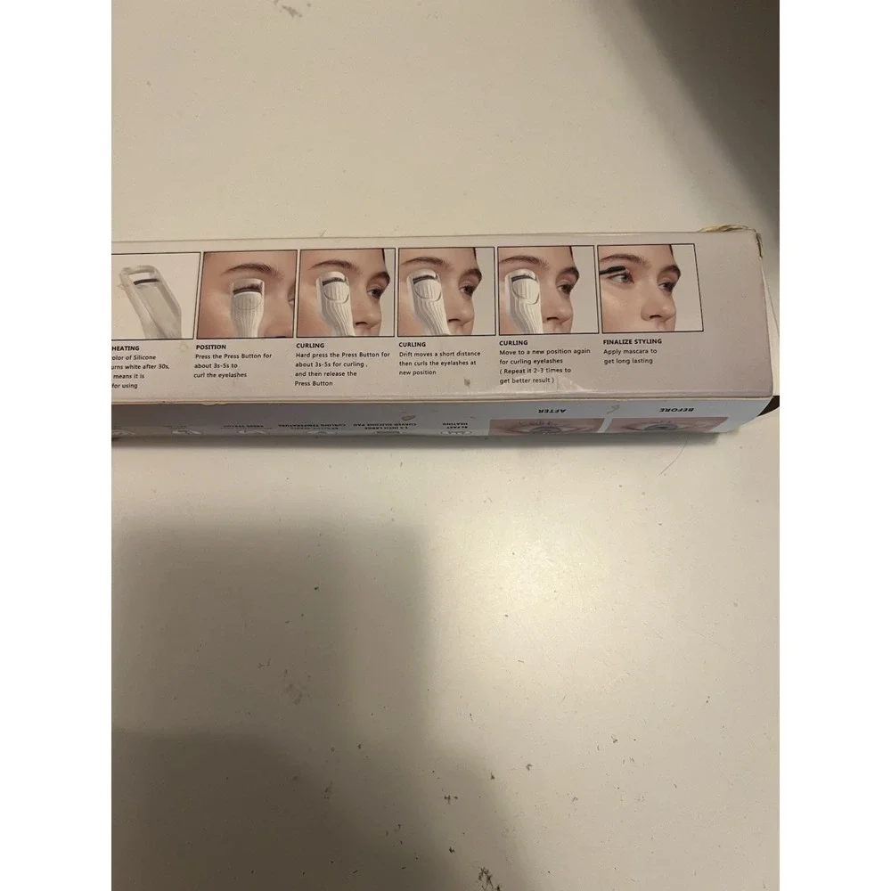 ACAVADO PRO HEATED EYELASH CURLER. NEW USB CHARGING NEW